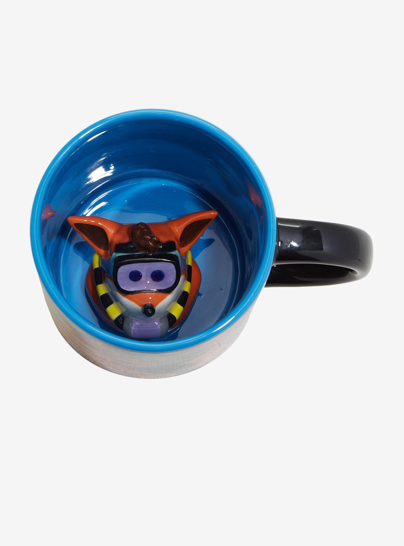 Crash Bandicoot Figure Inside Mug - BoxLunch Exclusive, , alternate