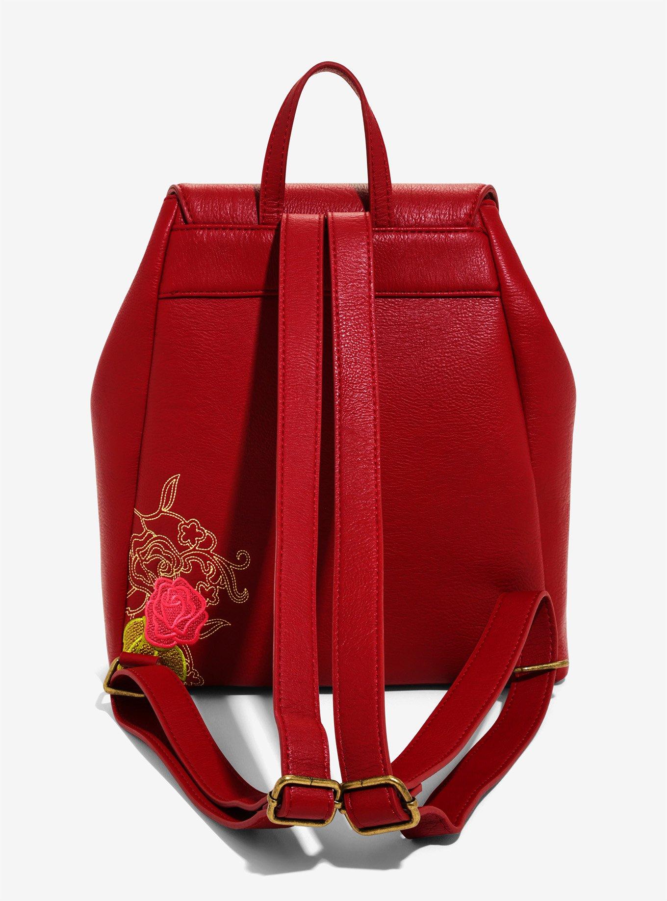 Loungefly Disney Beauty And The Beast Enchanted Rose Mini Backpack - BoxLunch Exclusive, , alternate
