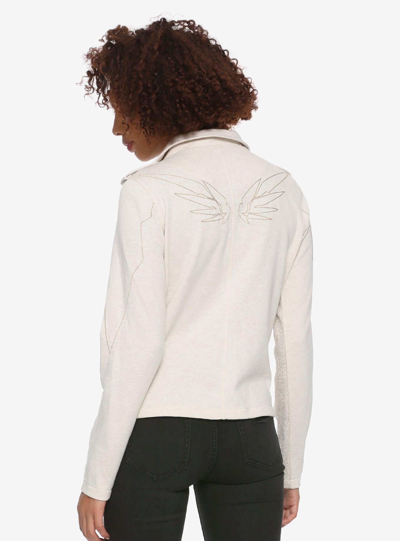 Overwatch Mercy Jersey Moto Jacket, , alternate