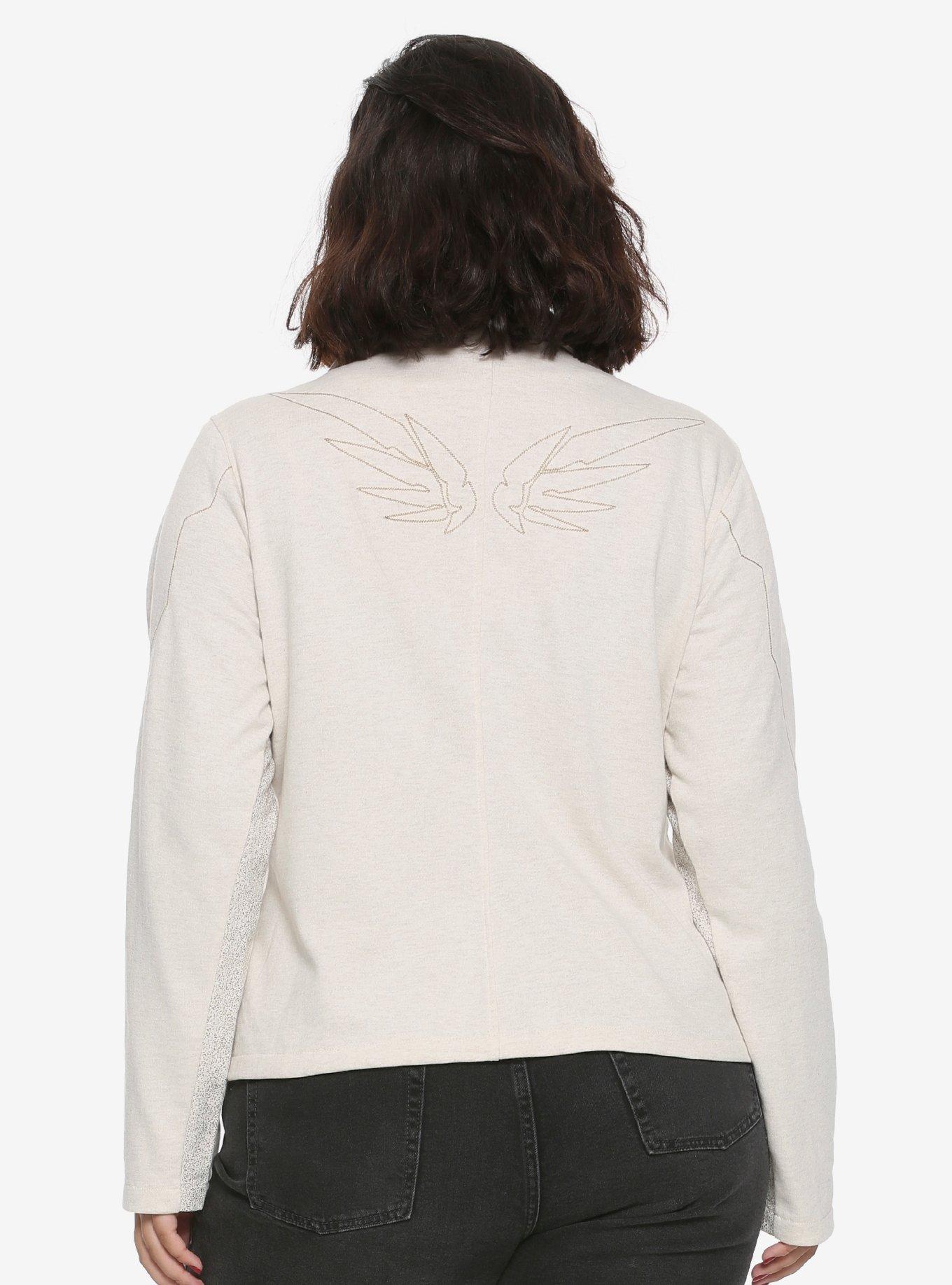 Overwatch Mercy Jersey Moto Jacket Plus Size, , alternate