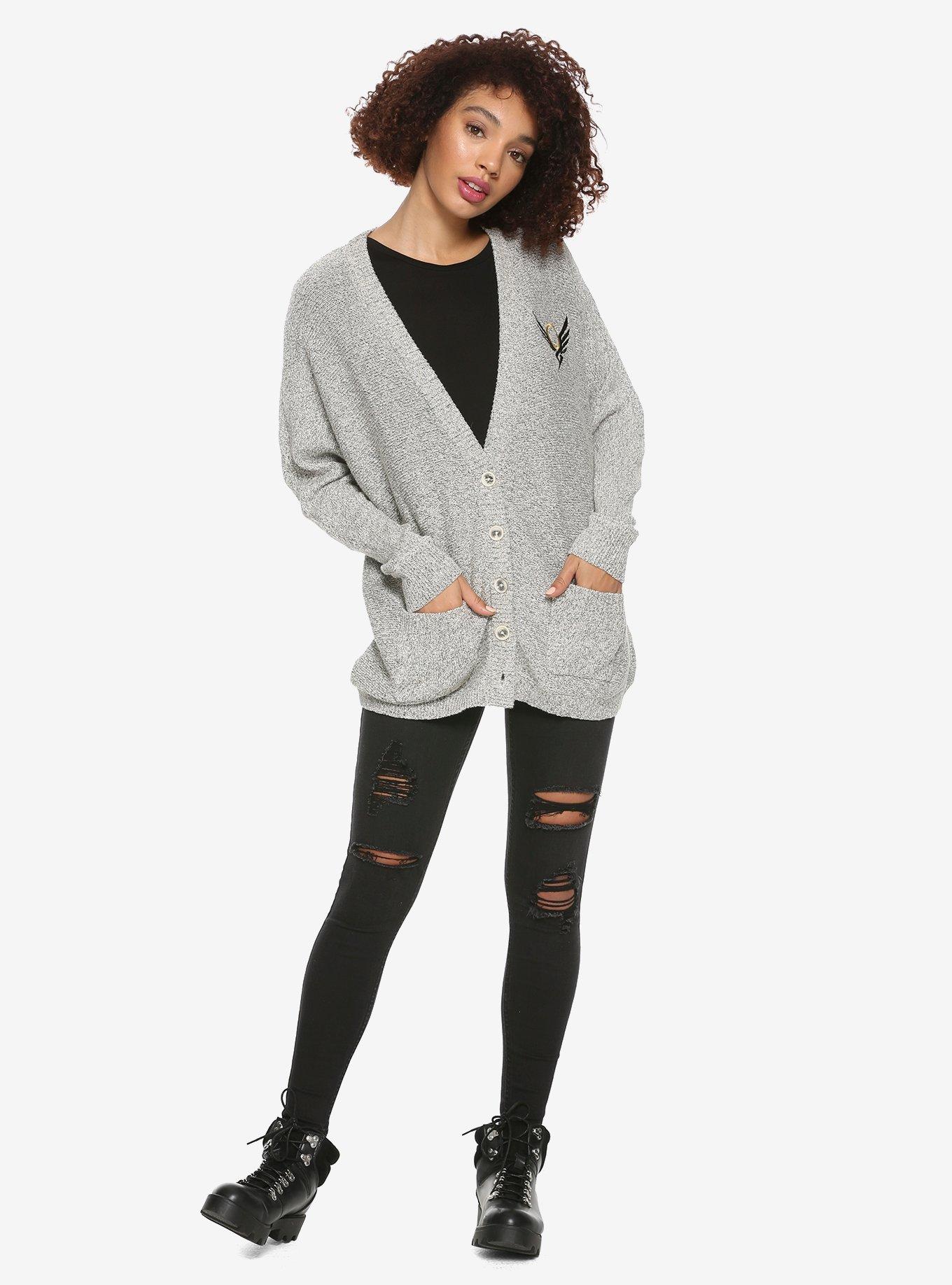 Overwatch Mercy Embroidered Cocoon Sweater, , alternate