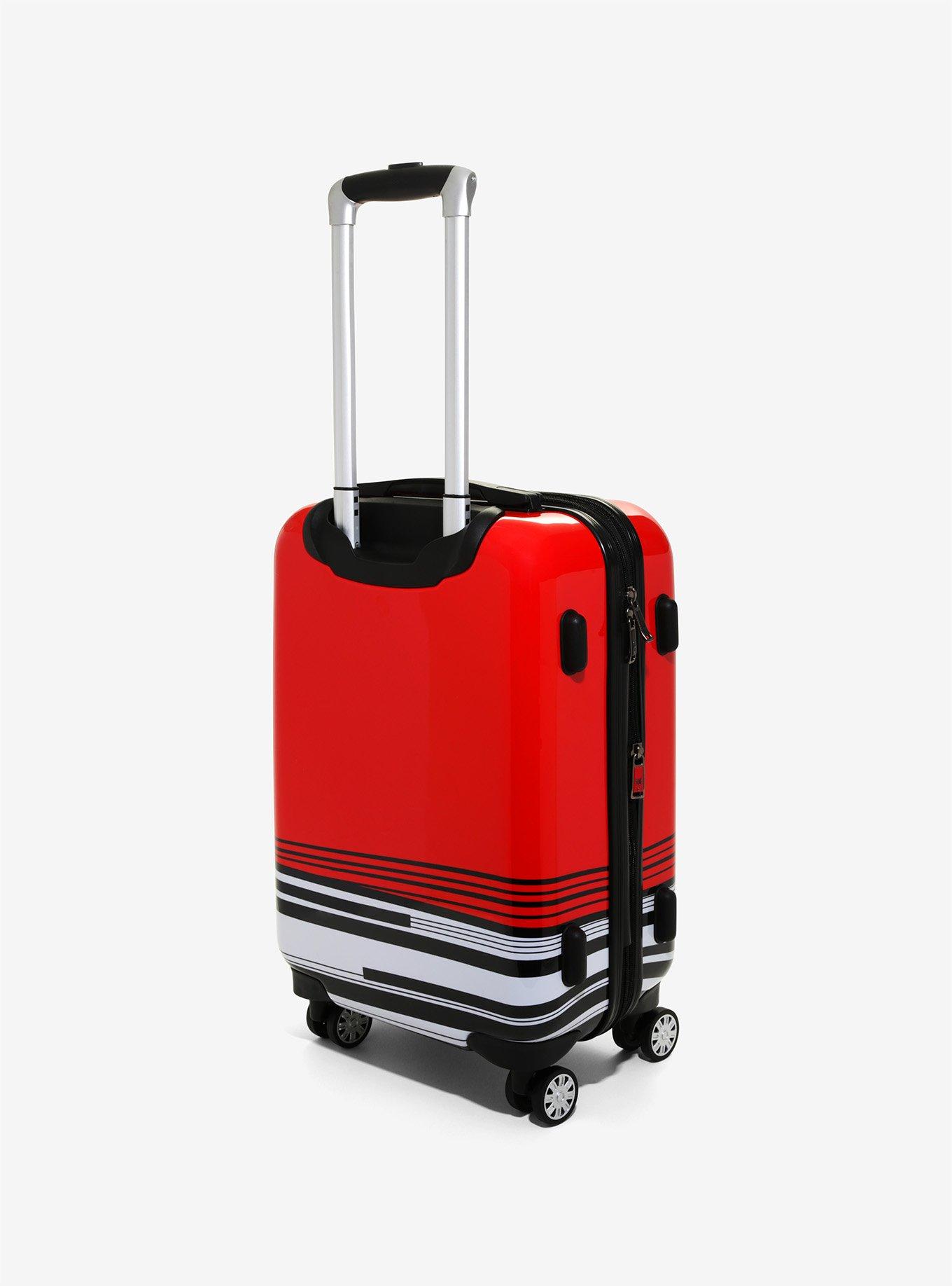 Disney Mickey Mouse Striped 21 Inch Luggage, , alternate