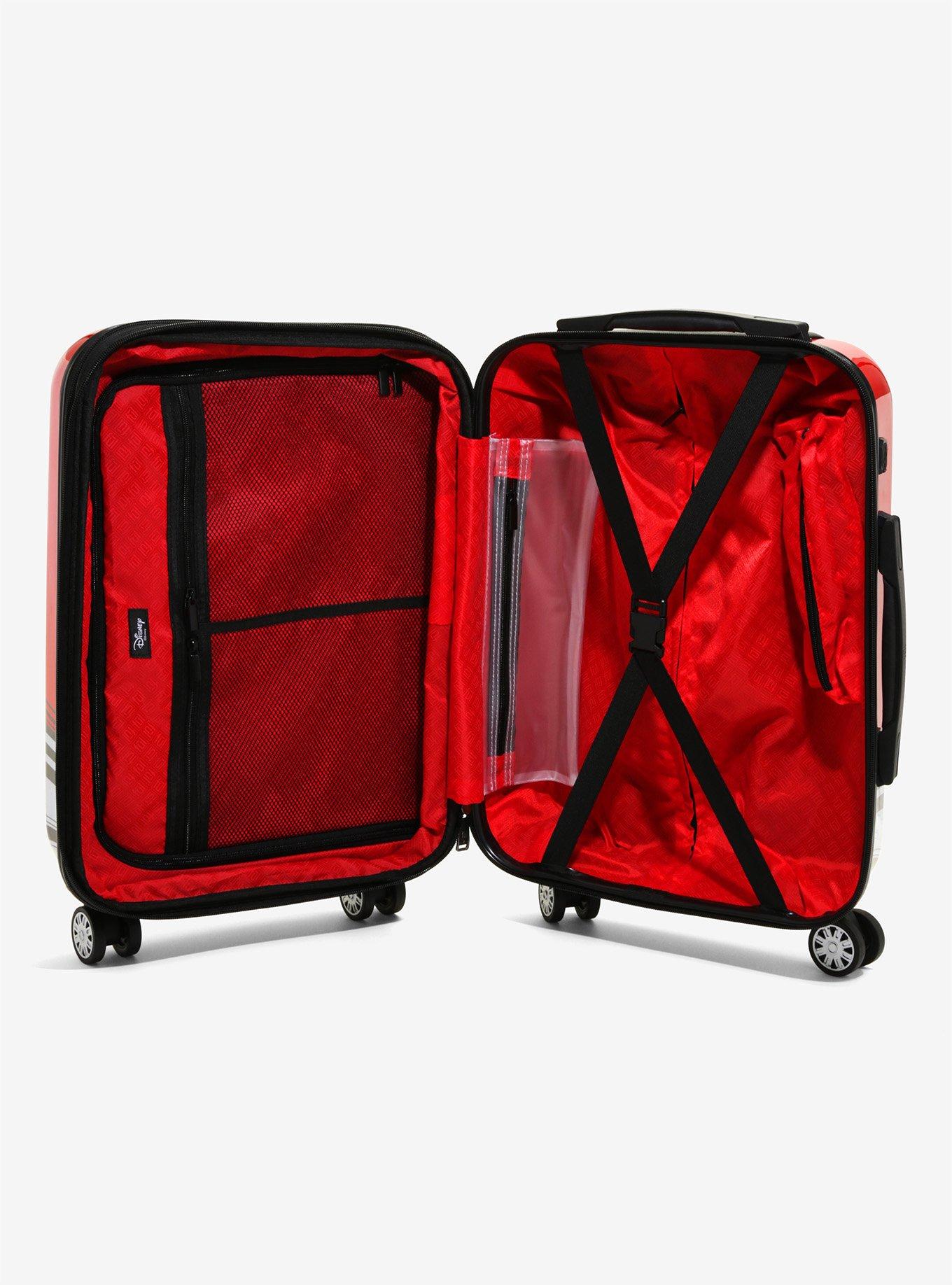 Disney Mickey Mouse Striped 21 Inch Luggage, , alternate