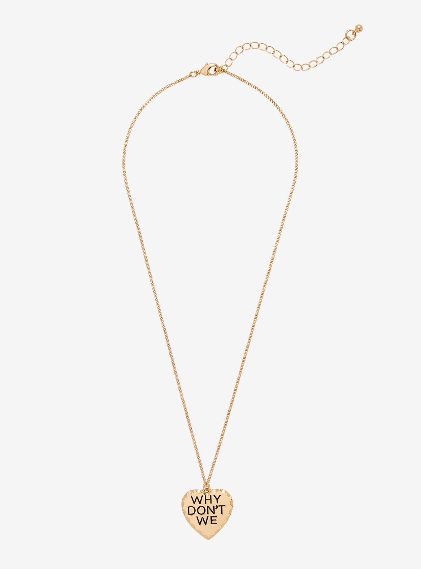 Why Don't We Heart Necklace, , alternate