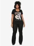 Panic! At The Disco Brendon Monochrome Girls T-Shirt Plus Size, , alternate