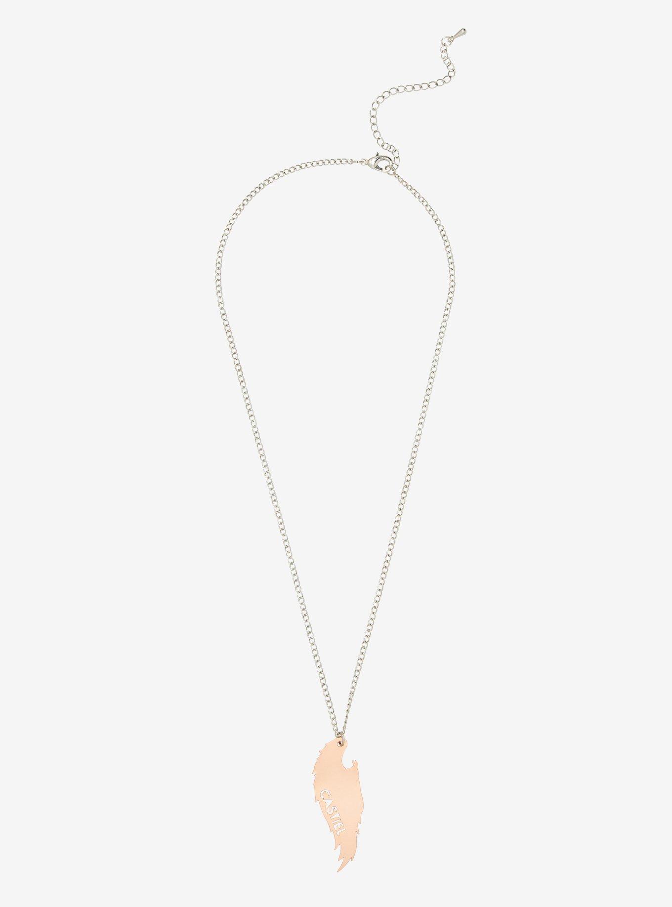Supernatural Castiel Wing Necklace, , alternate