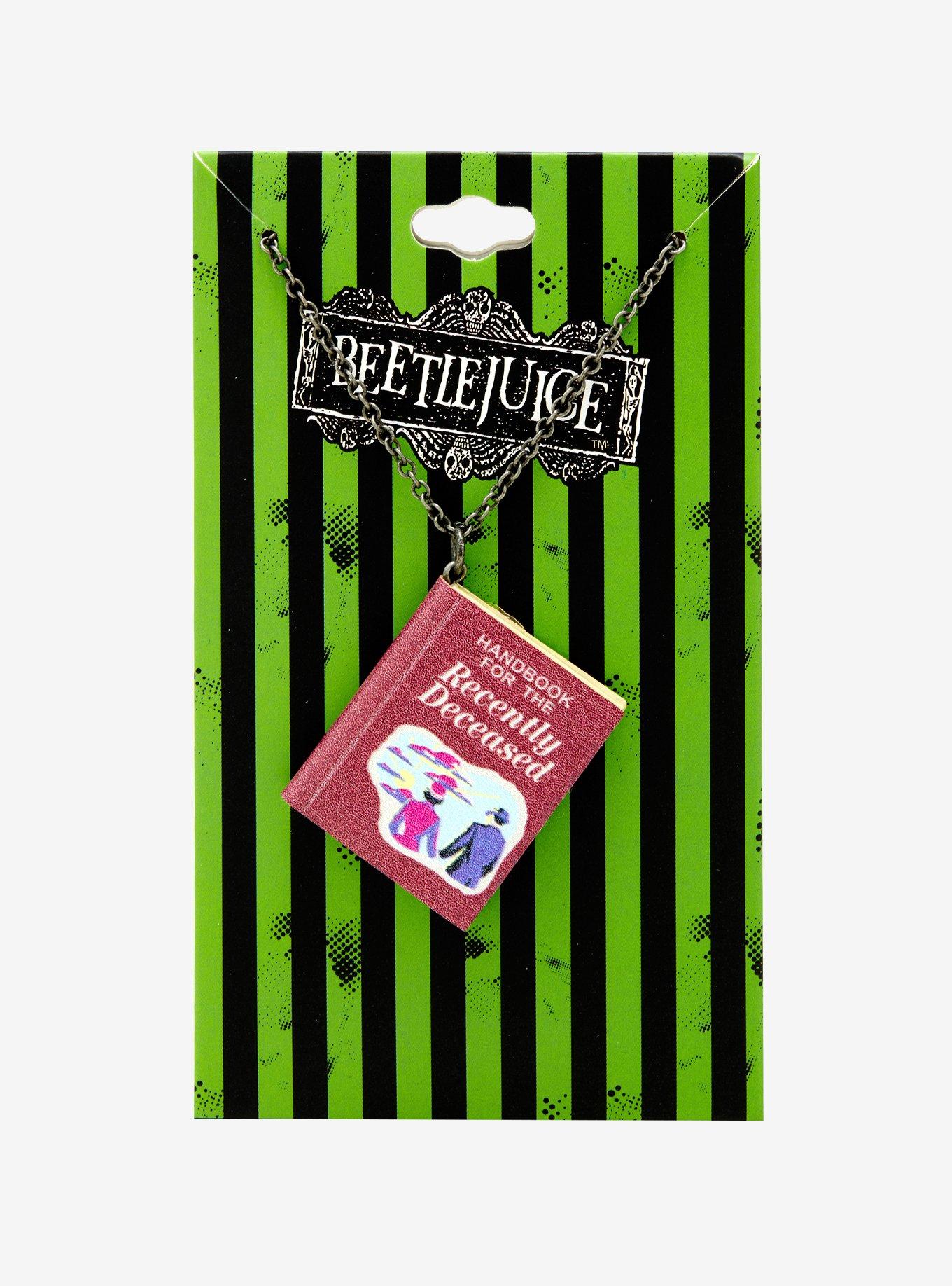 Beetlejuice Handbook For The Recently Deceased Necklace, , alternate