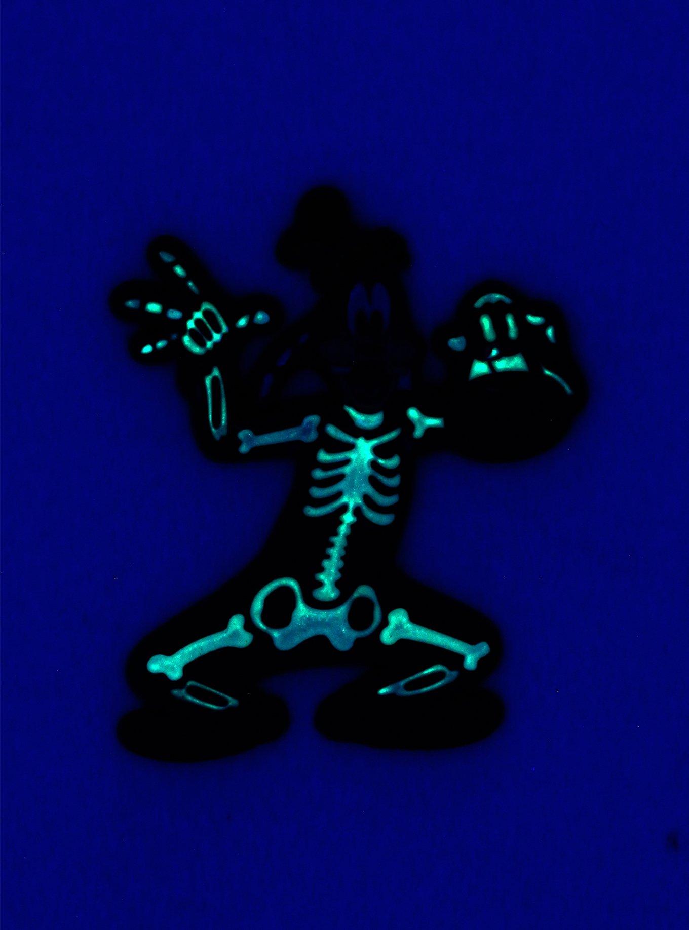 Loungefly Disney Goofy Skeleton Glow-in-the-Dark Enamel Pin - BoxLunch Exclusive, , alternate