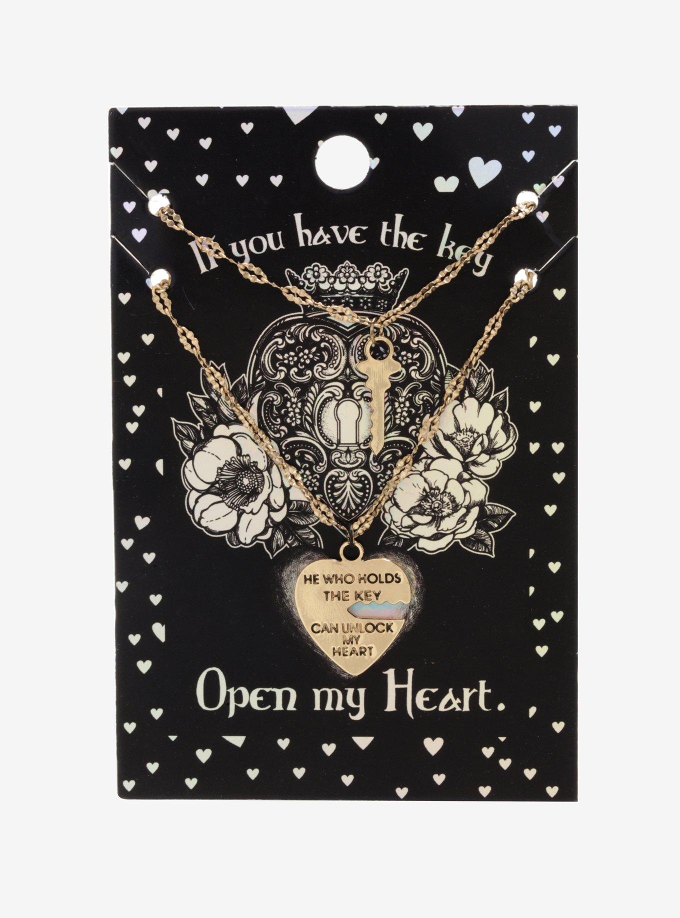 Key To My Heart Necklace Set, , alternate
