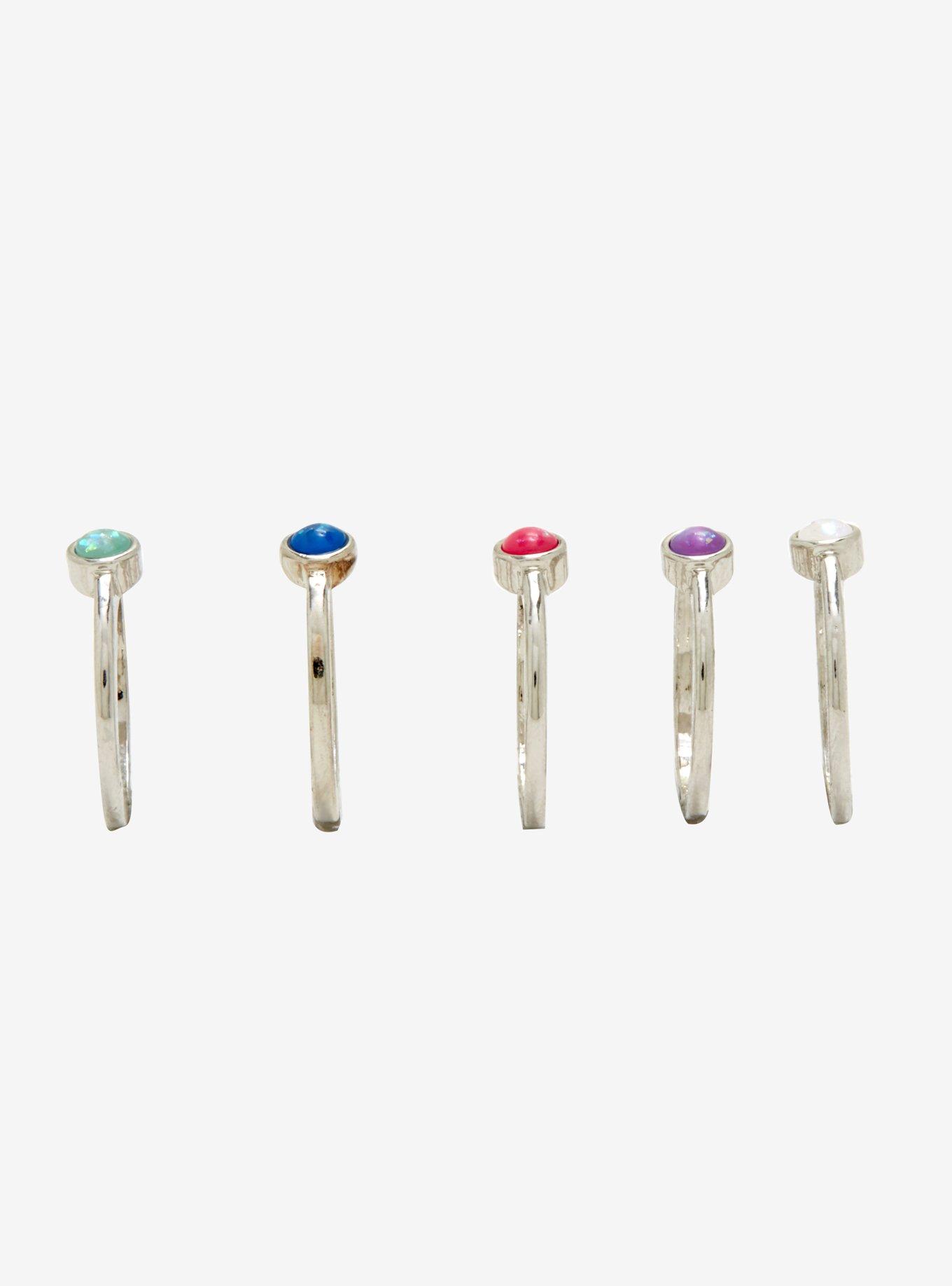 Opal Stackable Ring Set, , alternate