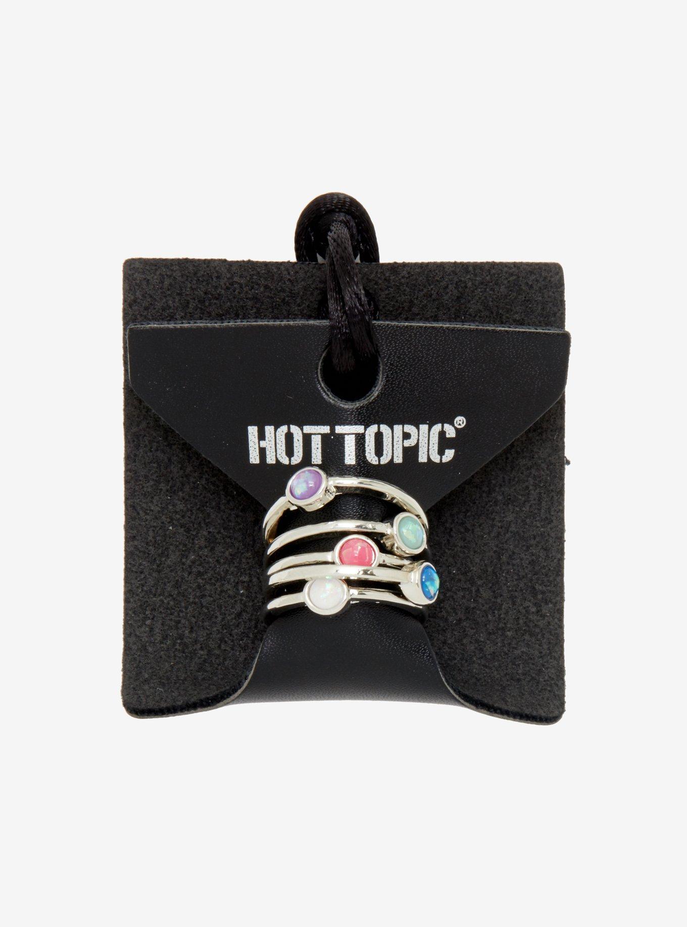 Opal Stackable Ring Set, , alternate