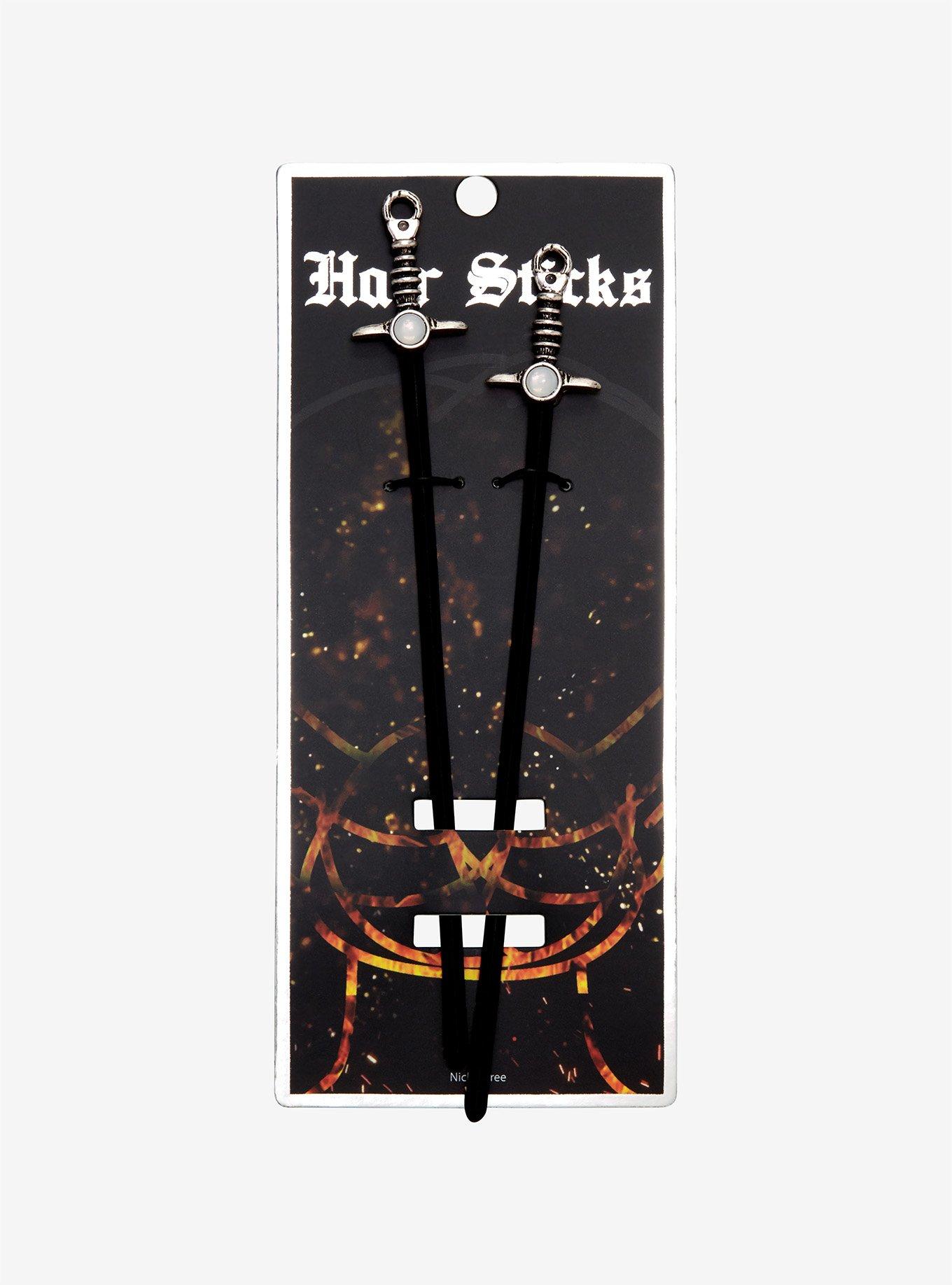 Sword Hair Sticks, , alternate