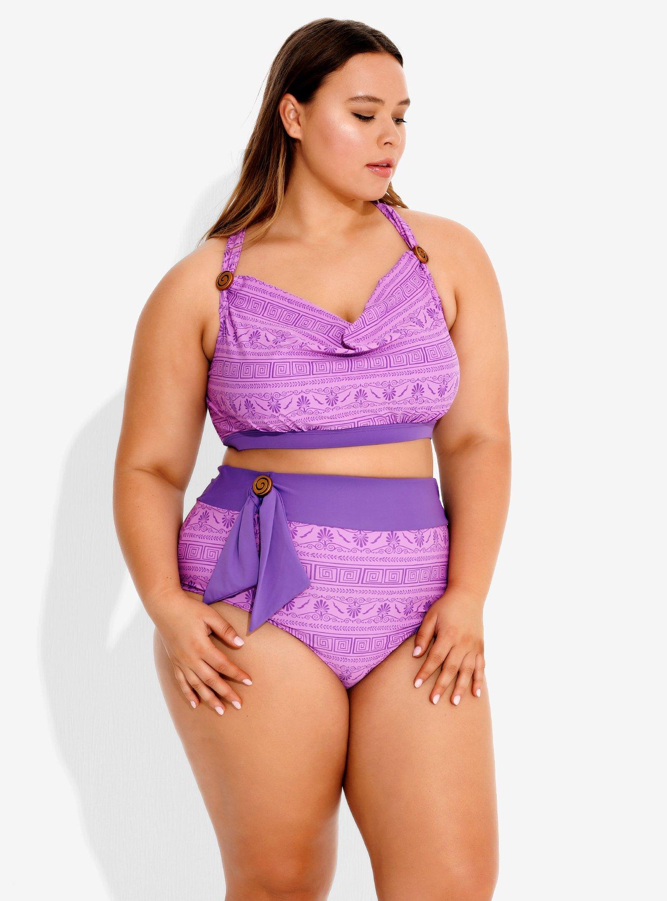 Disney Hercules Meg Swim Bottoms Plus Size, , alternate