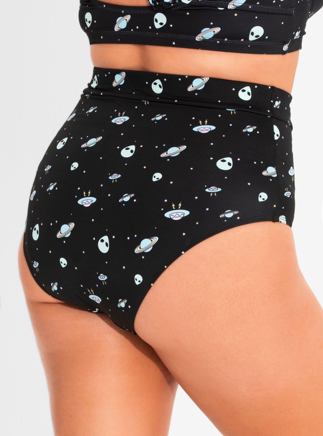 Alien Swim Bottoms Plus Size, , alternate