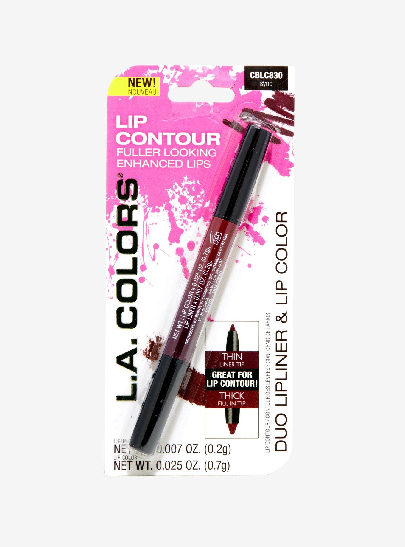 L.A. Colors Sync Lip Contour Duo Lipliner & Lip Color, , alternate