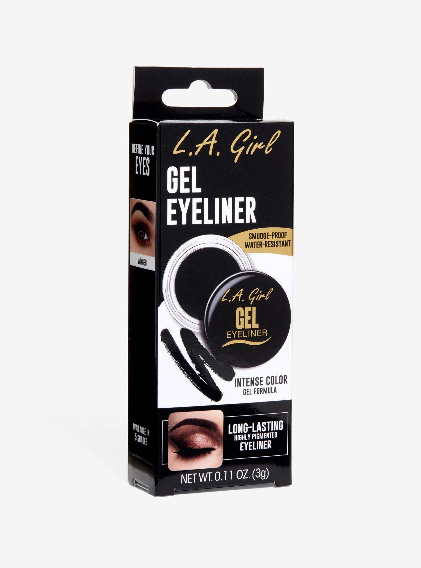 L.A. Girl Jet Black Gel Eyeliner, , alternate