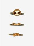 Sloth Stacking Ring Set, , alternate