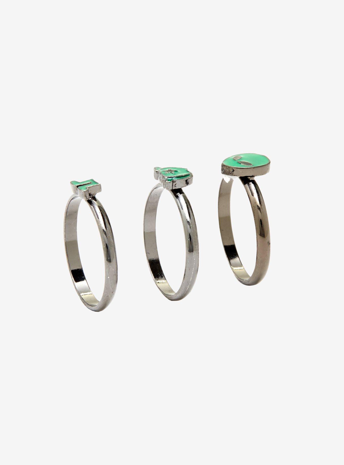 Alien Stackable Ring Set, , alternate