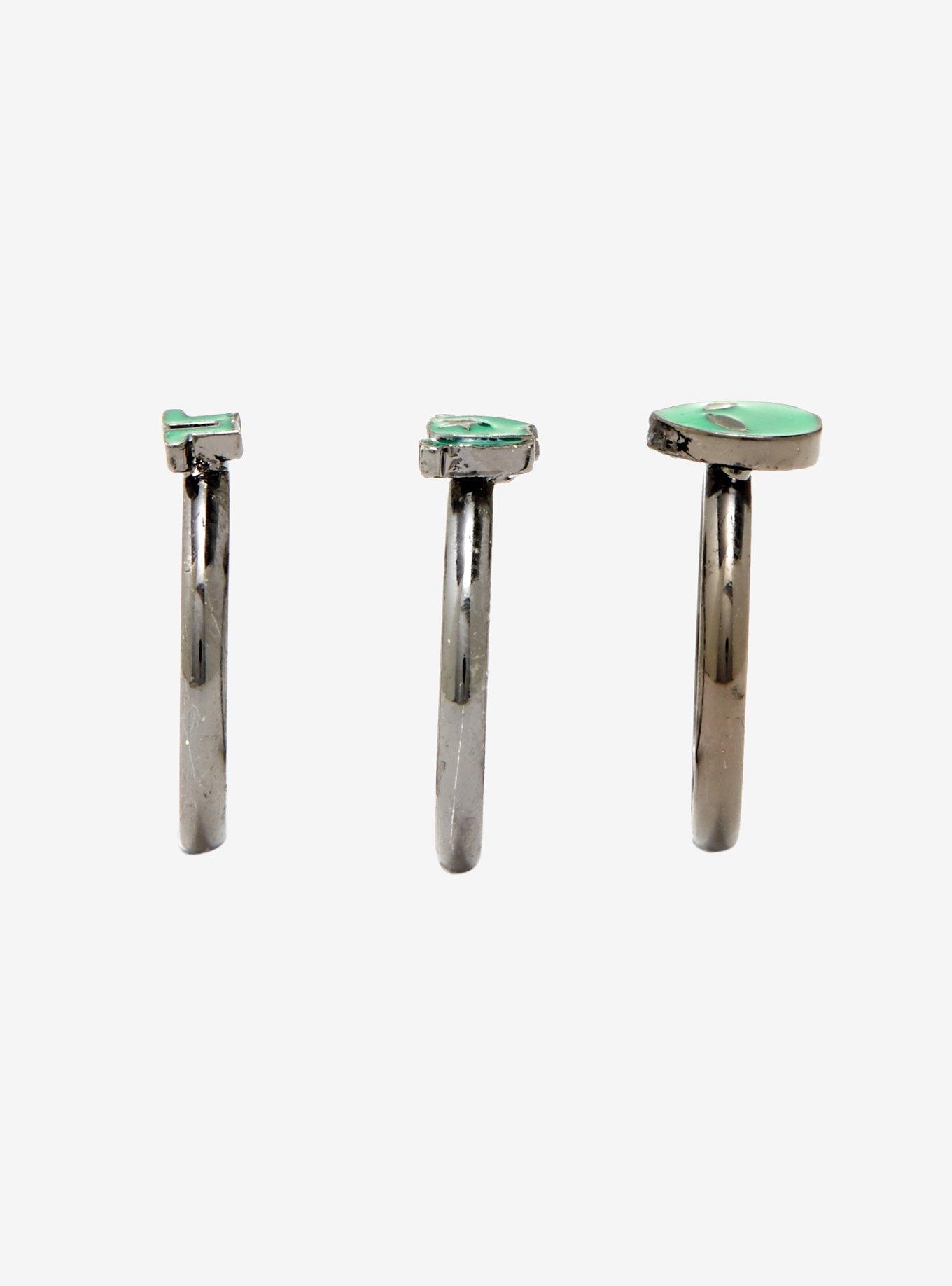 Alien Stackable Ring Set, , alternate