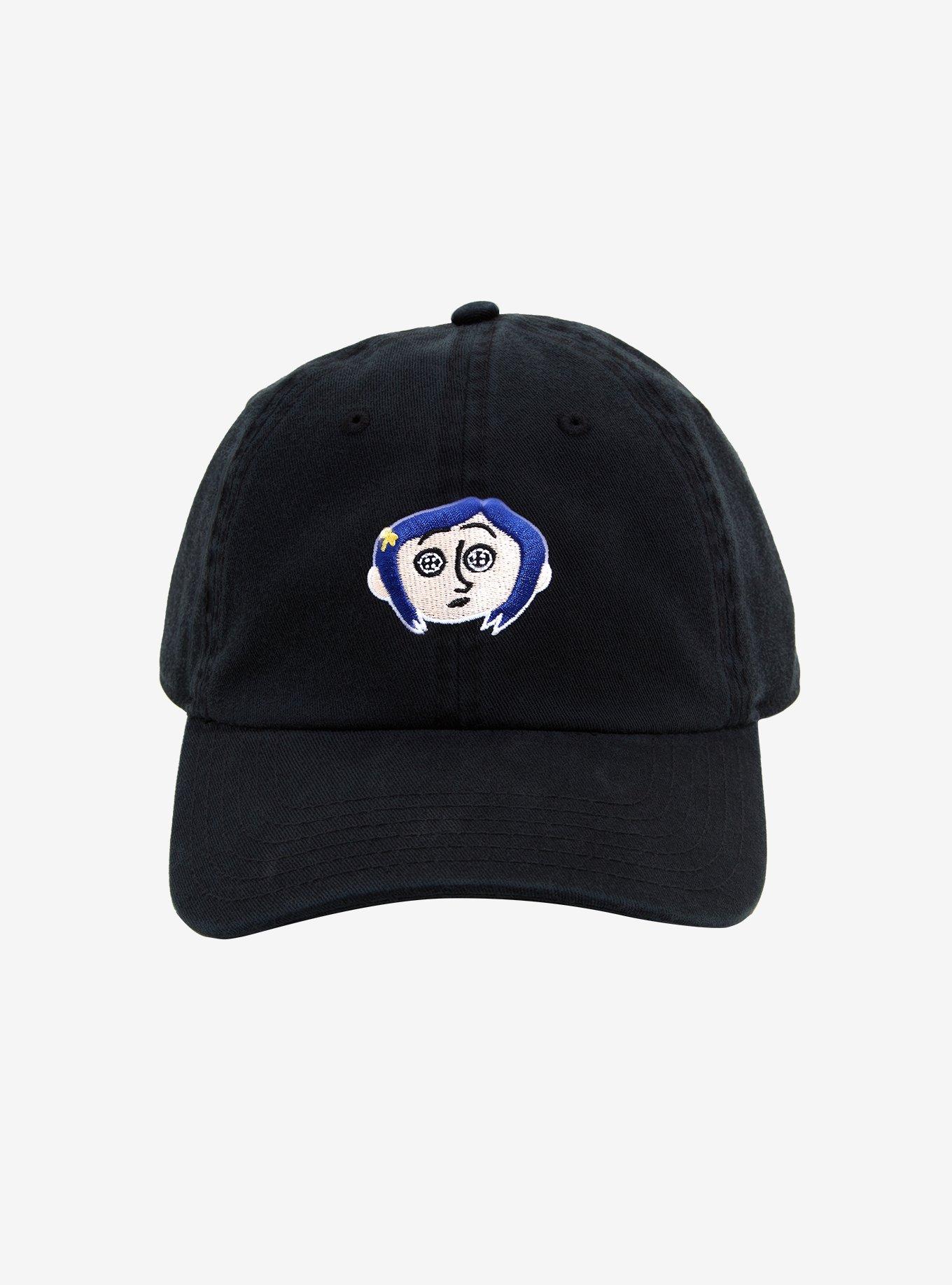 Coraline Face Dad Hat, , alternate