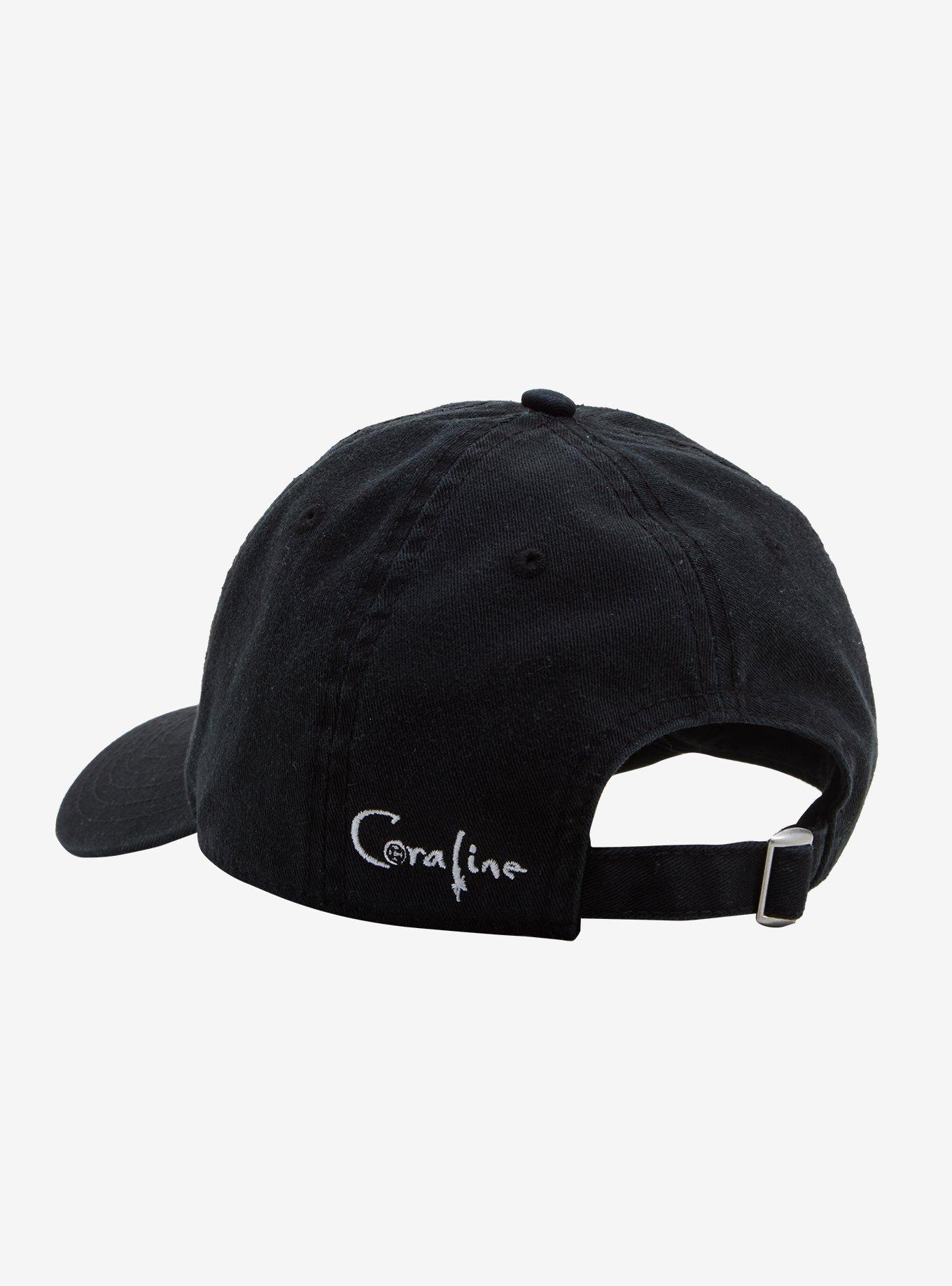 Coraline Face Dad Hat, , alternate