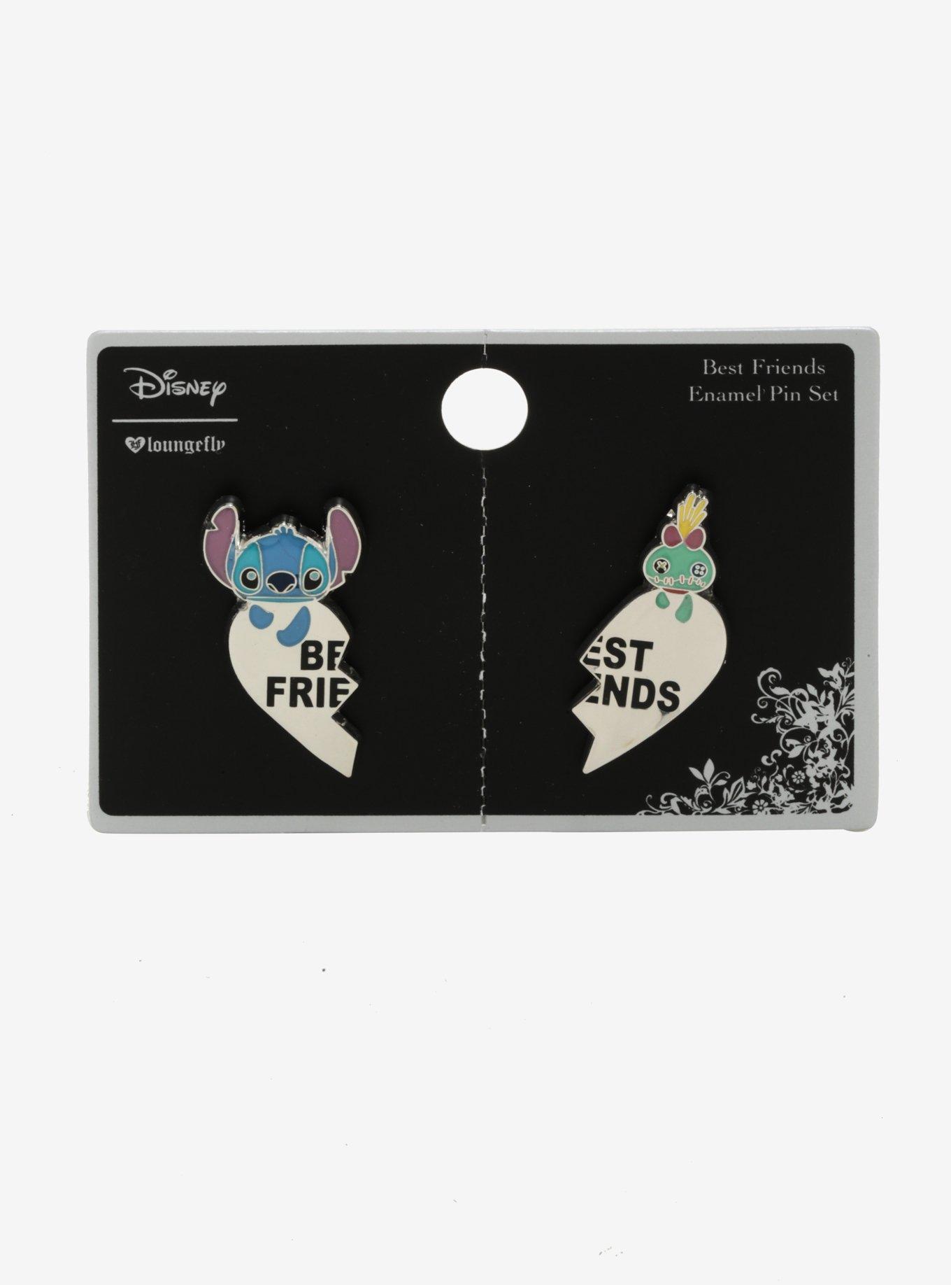 Loungefly Disney Lilo & Stitch Scrump & Stitch Best Friends Enamel Pin Set, , alternate