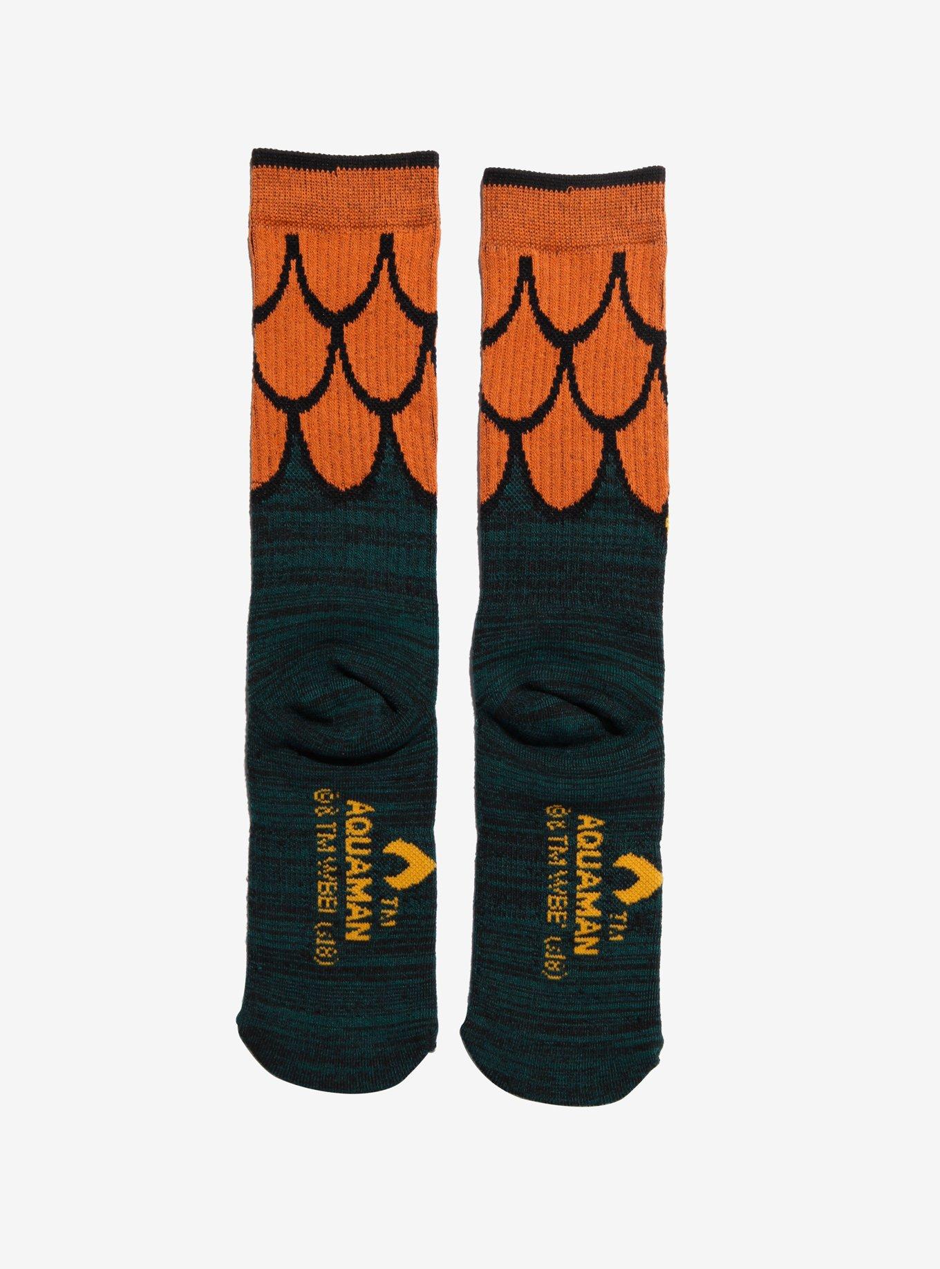 DC Comics Aquaman Emblem Socks, , alternate