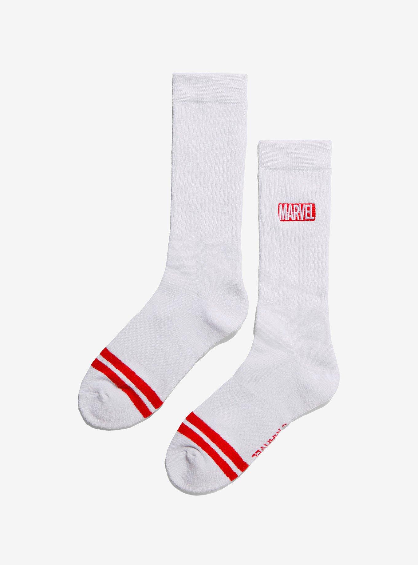 Marvel Embroidered Logo Socks, , alternate