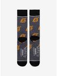 Naruto Allover Print Crew Socks, , alternate