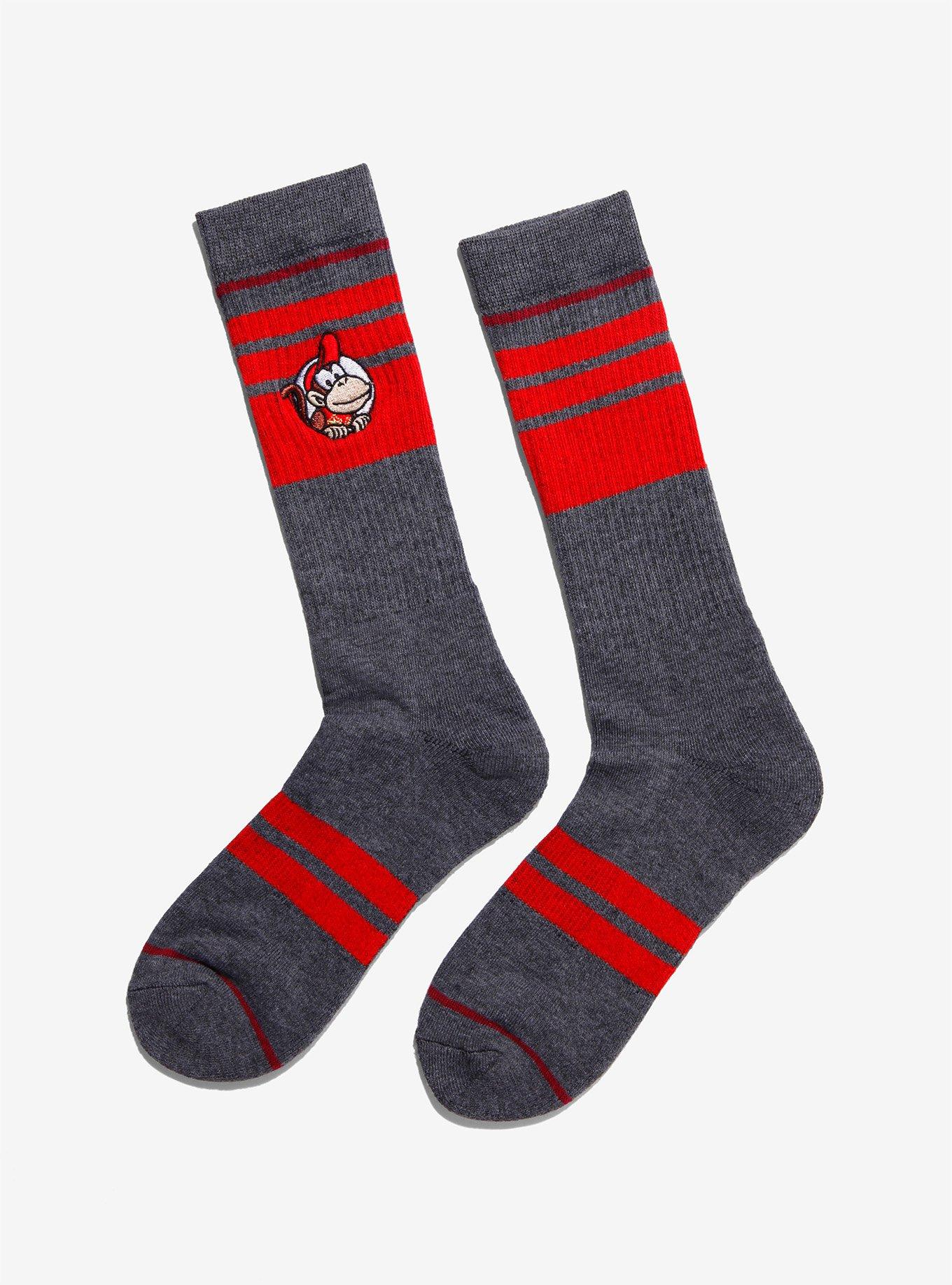 Nintendo Donkey Kong Diddy Kong Socks, , alternate
