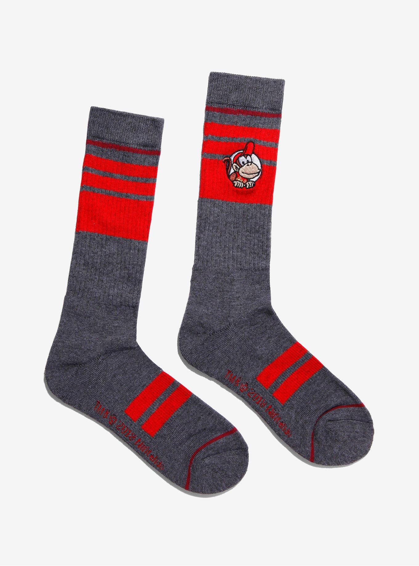 Nintendo Donkey Kong Diddy Kong Socks, , alternate