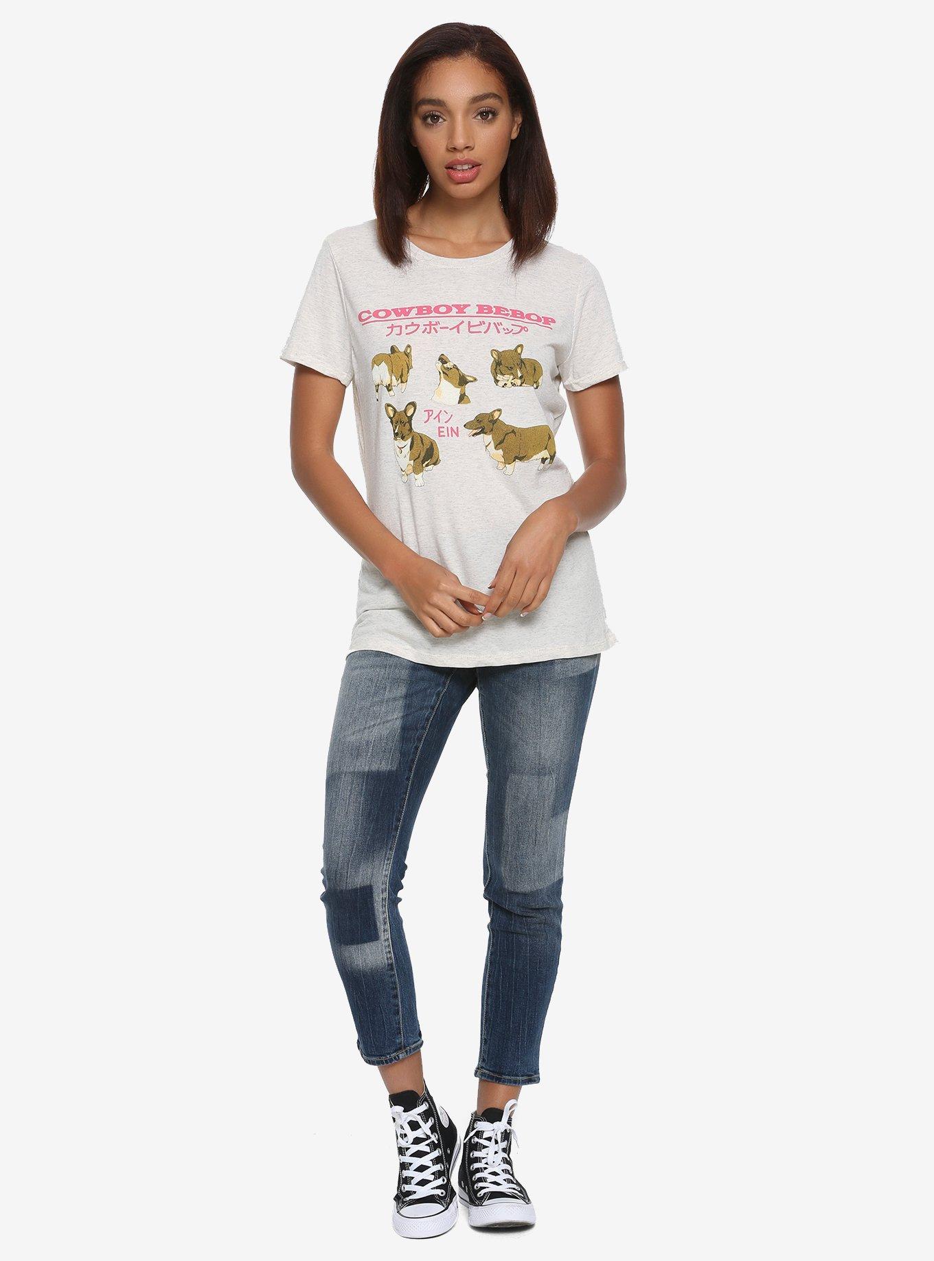 Cowboy Bebop Poses Of Ein Girls T-Shirt, , alternate