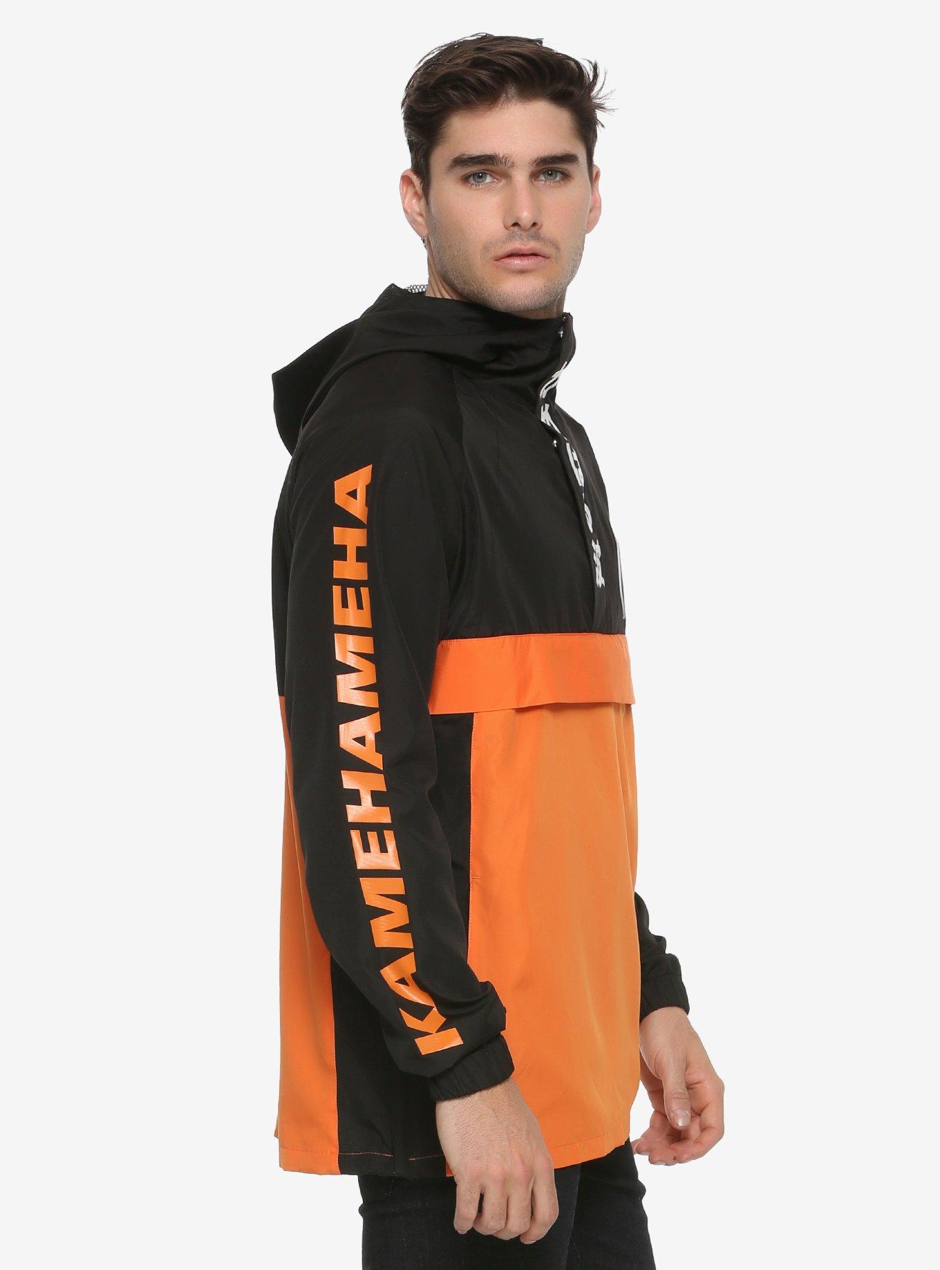 Dragon Ball Z Kamehameha Anorak Jacket - BoxLunch Exclusive, BLACK, alternate