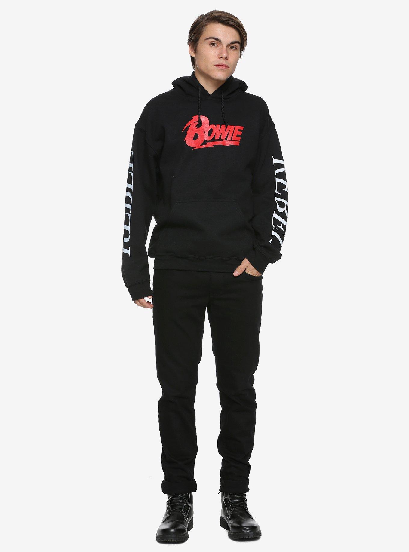 David Bowie Rebel Logo Hoodie, , alternate
