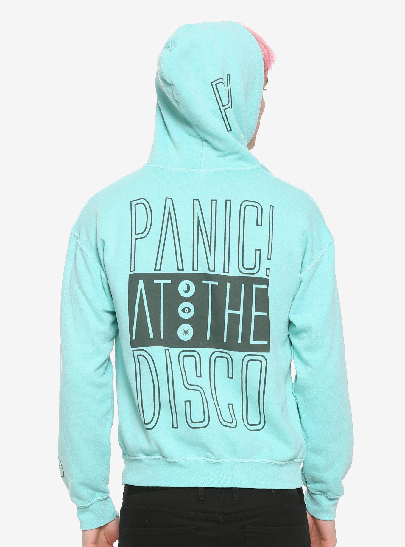 Panic! At The Disco Symbols Teal Hoodie, GREEN, alternate