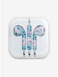 Pastel Palm Tree Tropical Earbuds, , alternate