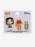 Funko Pop! Disney Mulan Mulan Mushu & Cri-Kee Enamel Pin Set - BoxLunch Exclusive, , alternate
