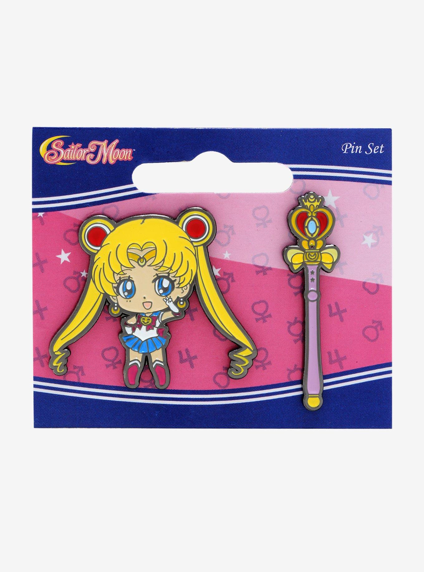 Sailor Moon Enamel Pin Set - BoxLunch Exclusive, , alternate