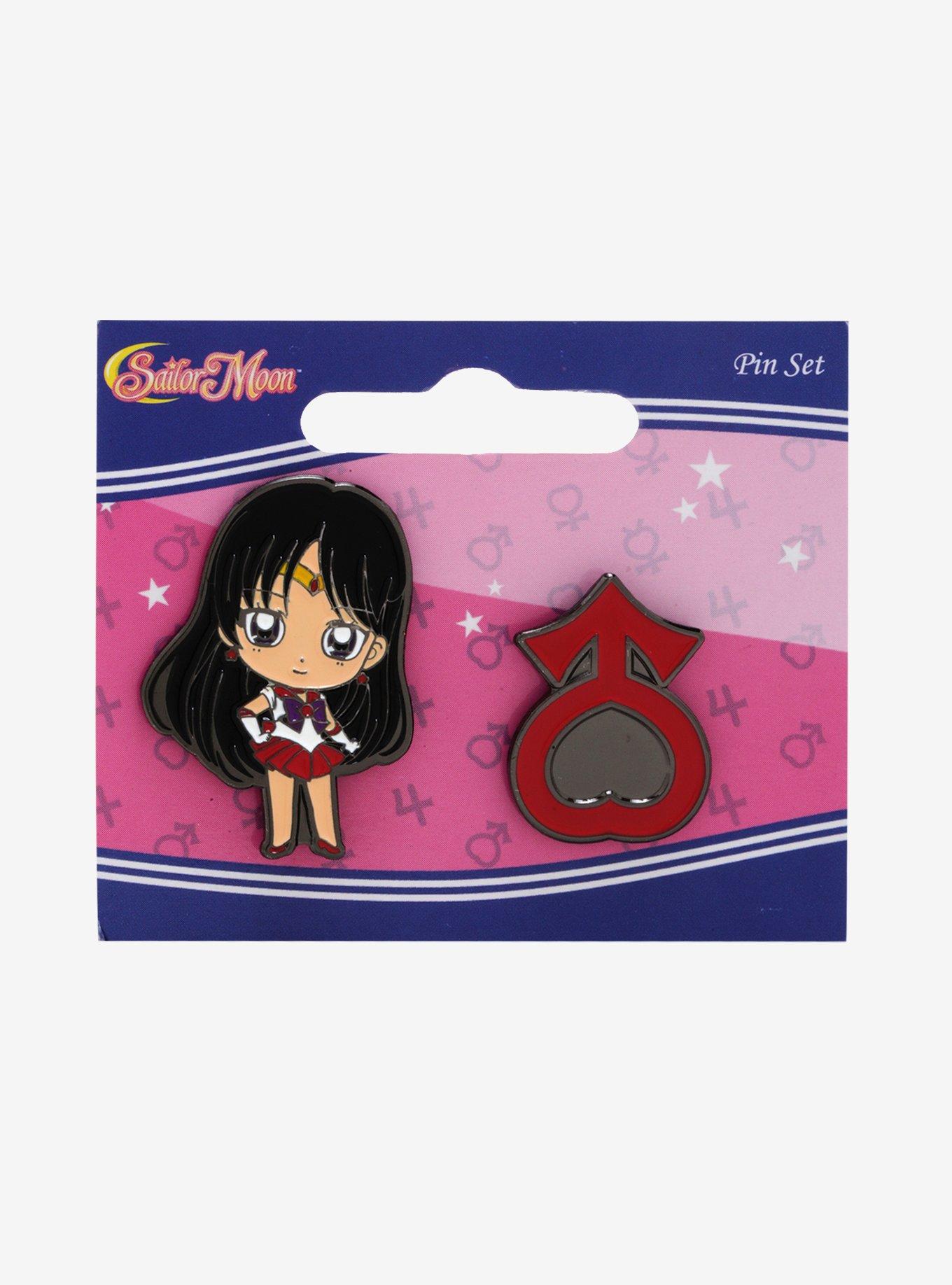 Sailor Moon Sailor Mars Enamel Pin Set, , alternate