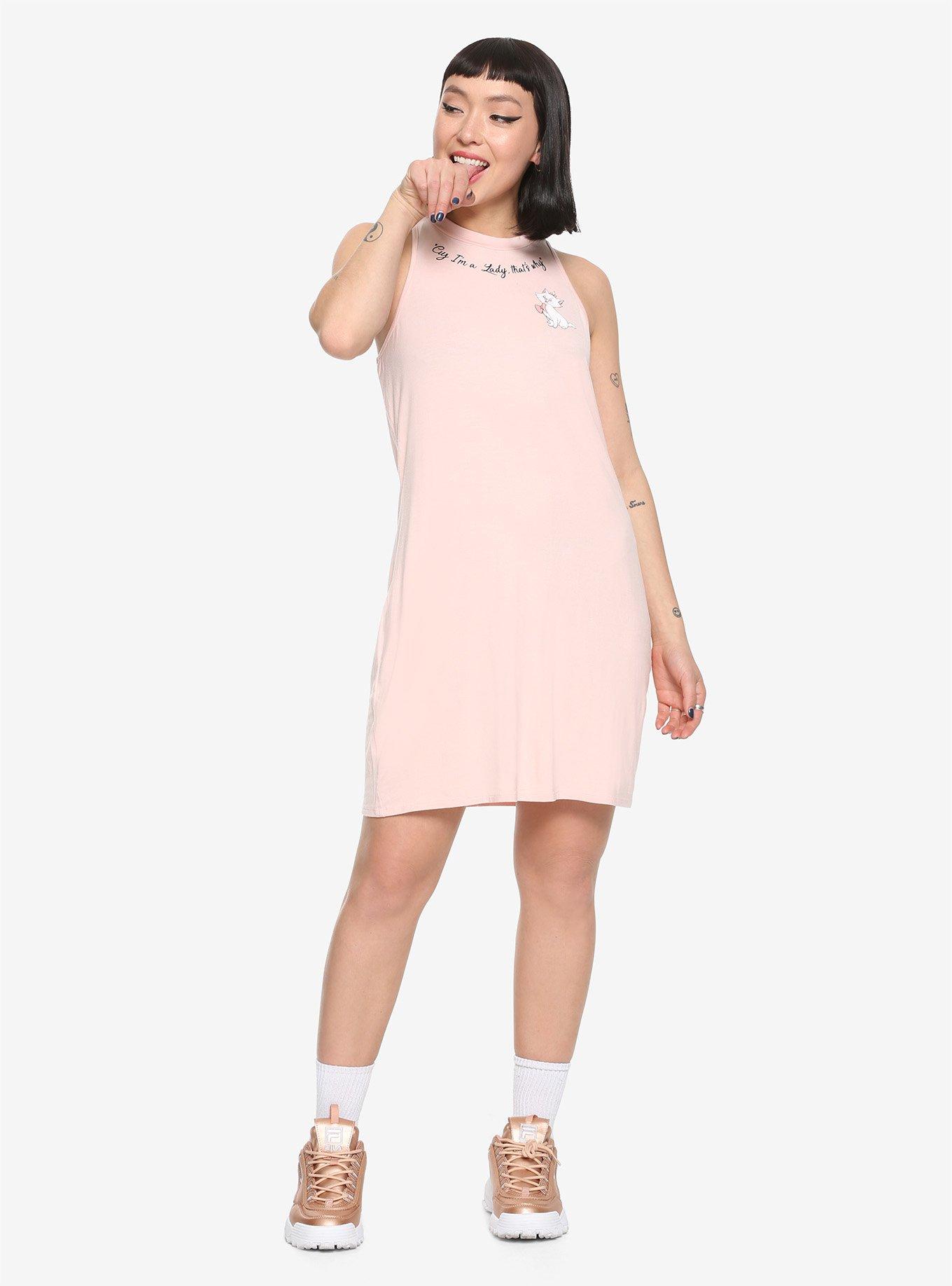 Disney The Aristocats Marie Mock Neck Dress, , alternate