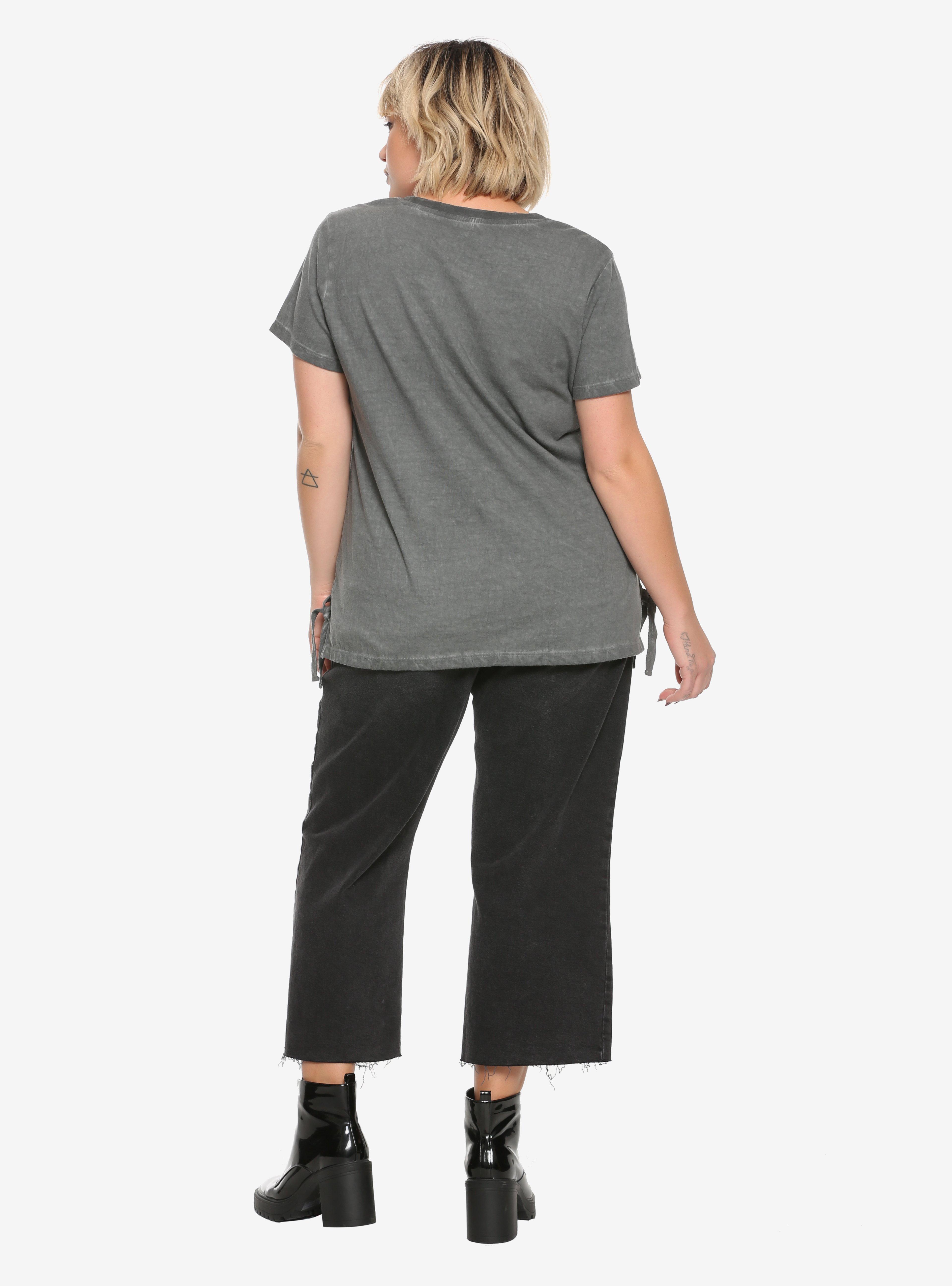 DC Comics Aquaman Atlantis Side Tie Girls T-Shirt Plus Size, , alternate