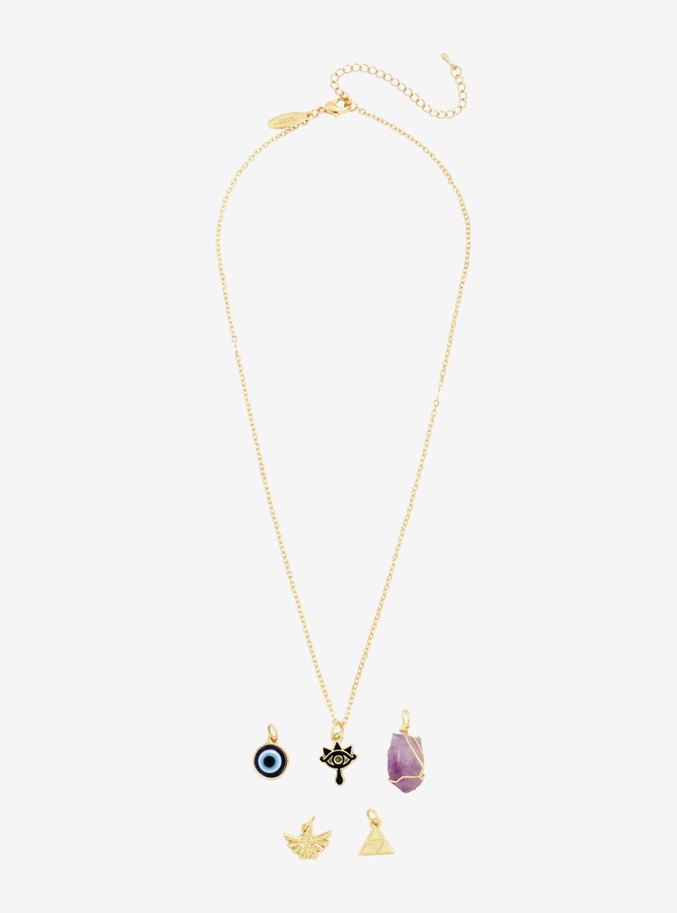 The Legend Of Zelda Multi Charm Necklace Set, , alternate