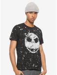 The Nightmare Before Christmas Jack Head Splatter T-Shirt, BLACK, alternate