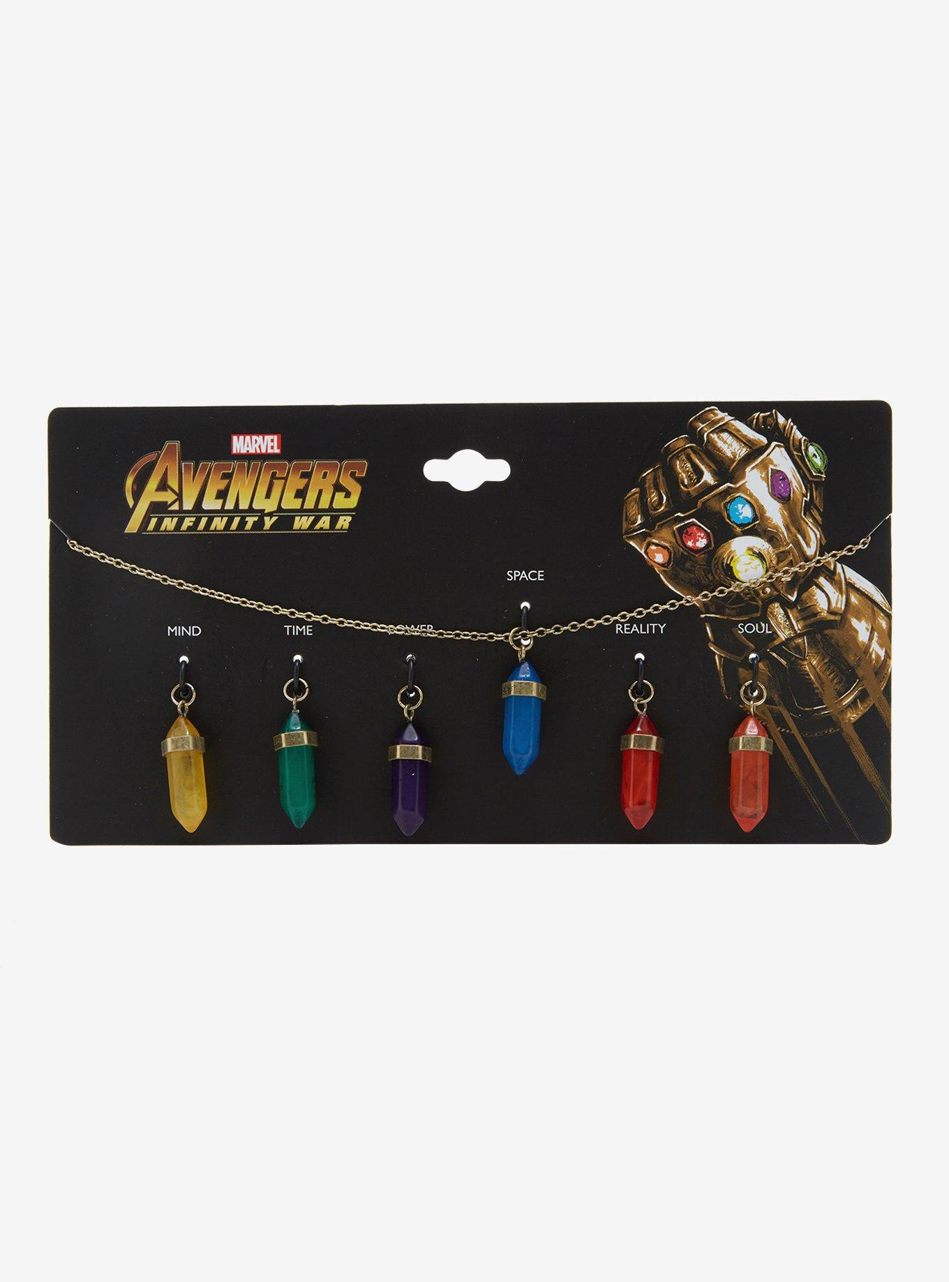 Marvel Avengers: Infinity War Multi Charm Necklace, , alternate