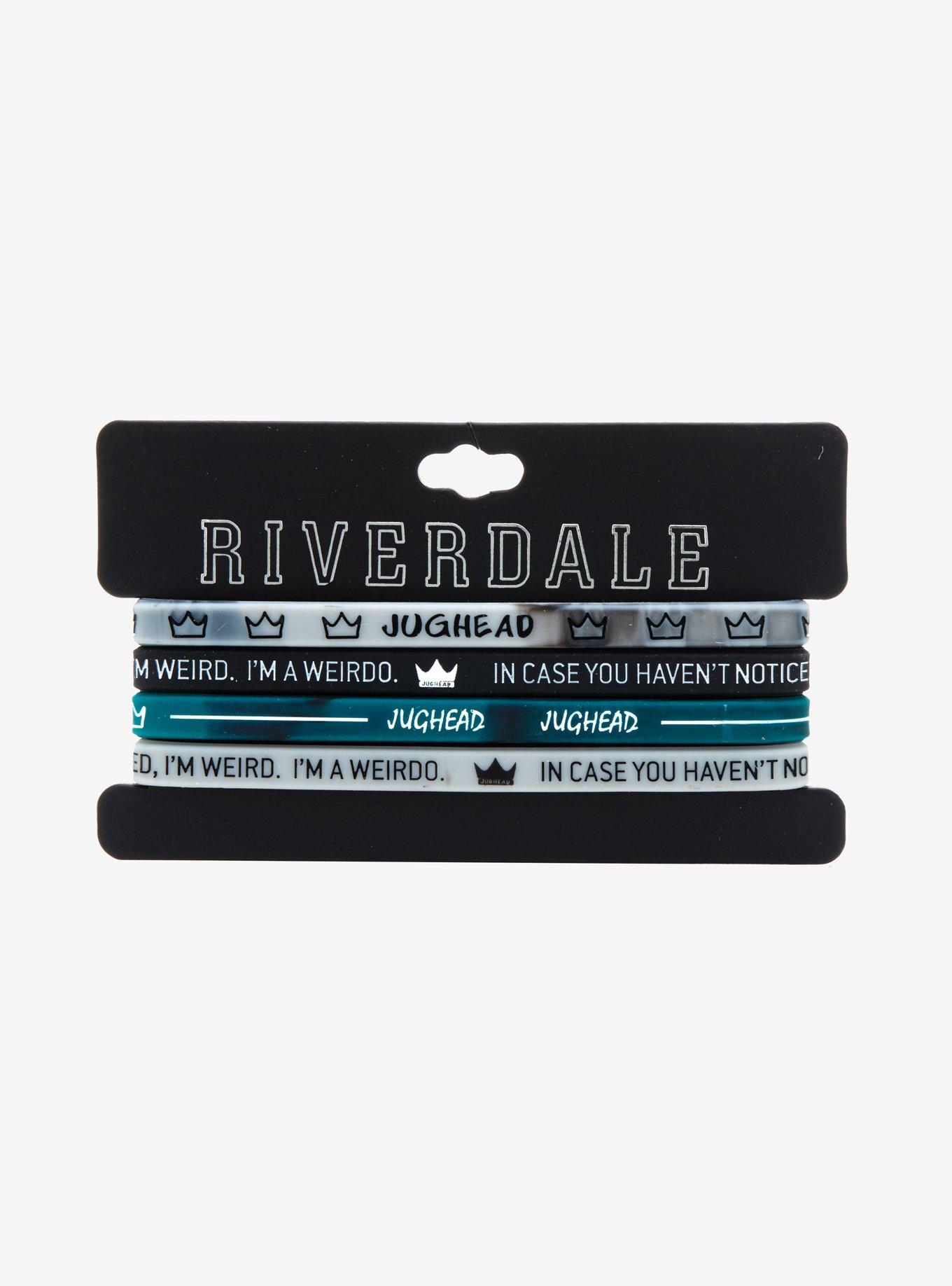 Riverdale Jughead Rubber Bracelet Set Hot Topic Exclusive, , alternate