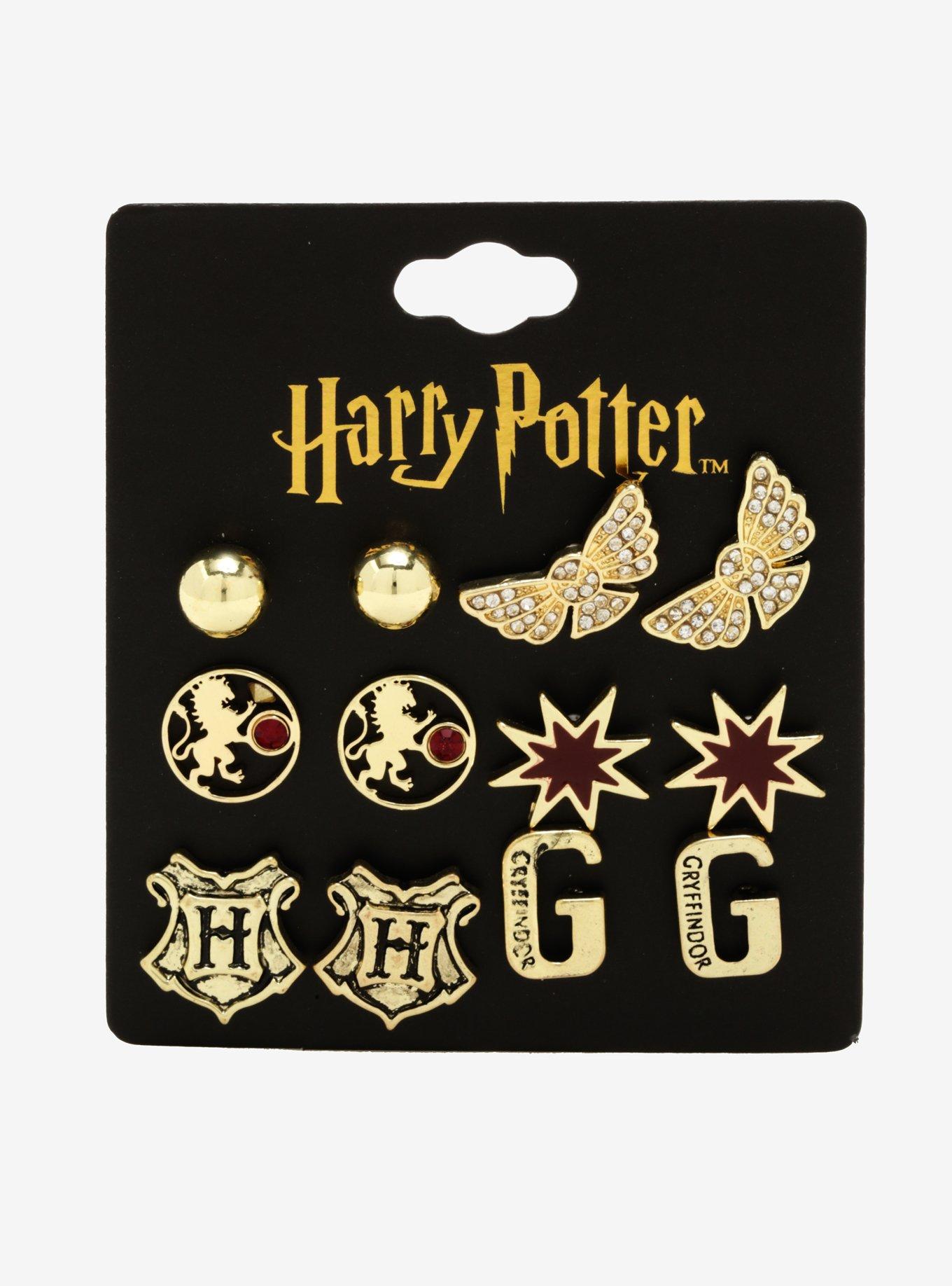 Harry Potter Gryffindor Earrings Set, , alternate