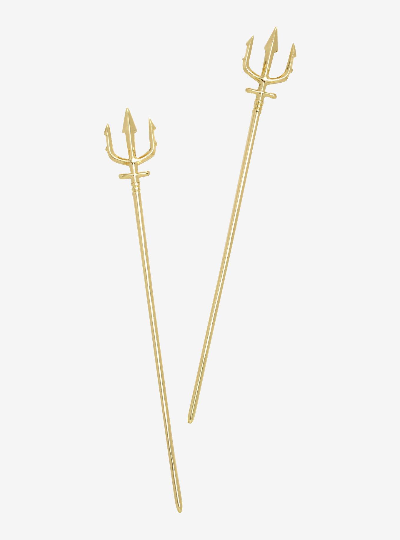 DC Comics Aquaman Trident Hair Sticks, , alternate