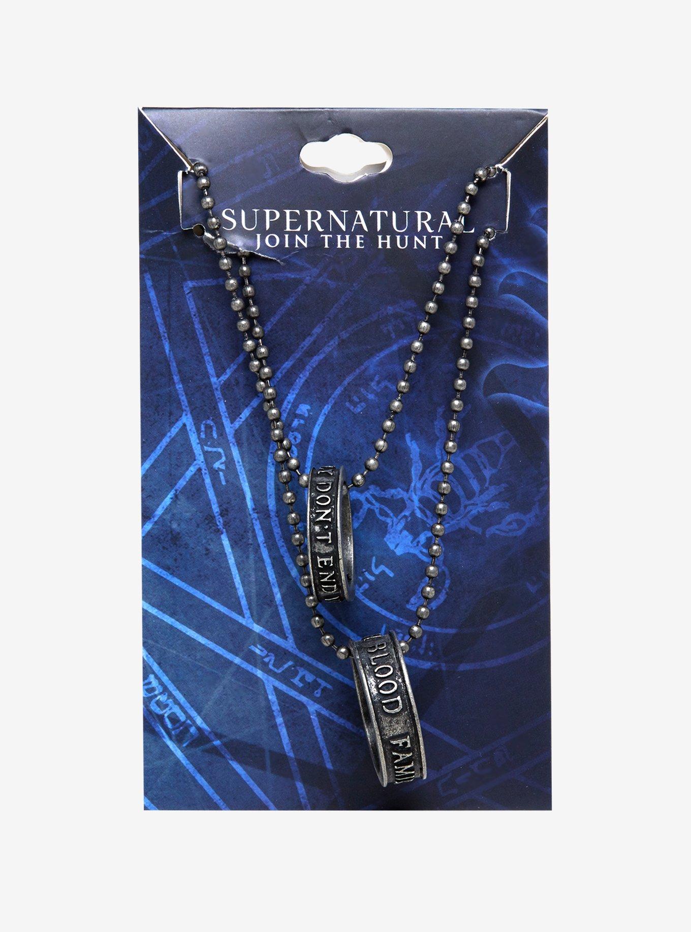 Supernatural Family Ring Necklace Set, , alternate