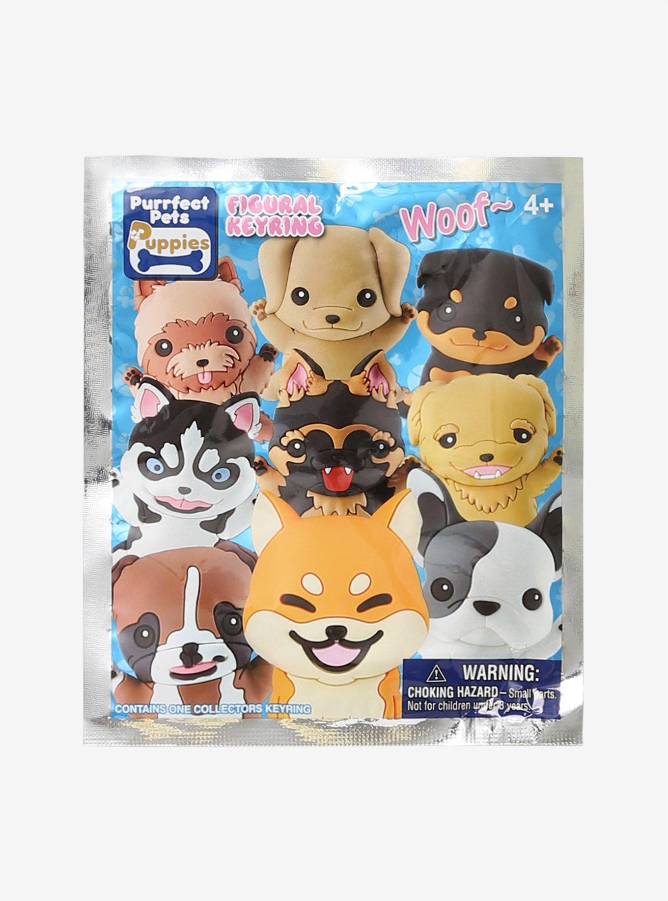 Purrfect Pets Puppies Blind Bag Figural Key Chain, , alternate
