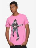 Gorillaz 2D & Guitar T-Shirt, PINK, alternate